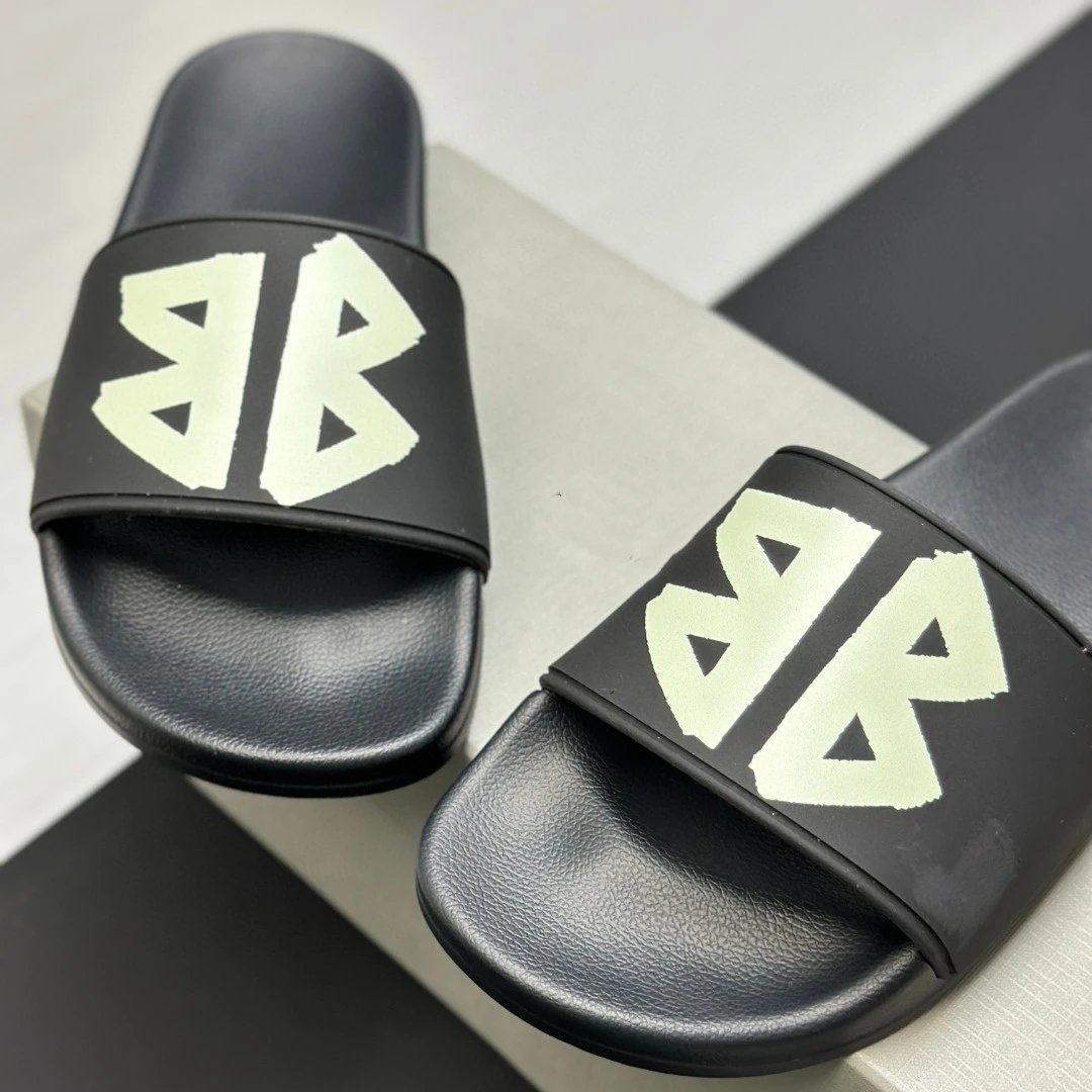 Balenciaga x Scholl Logo Slides (5 Colorways) qc 3