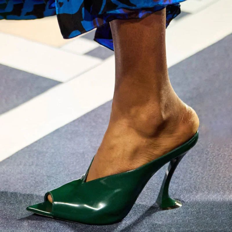 Lanvin 100mm Satin Mule Pumps(7 Colorways) qc 3