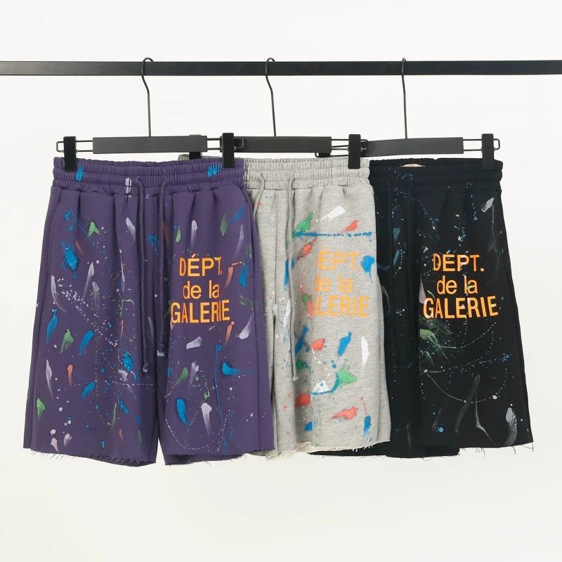 Graffiti Print Shorts qc 3