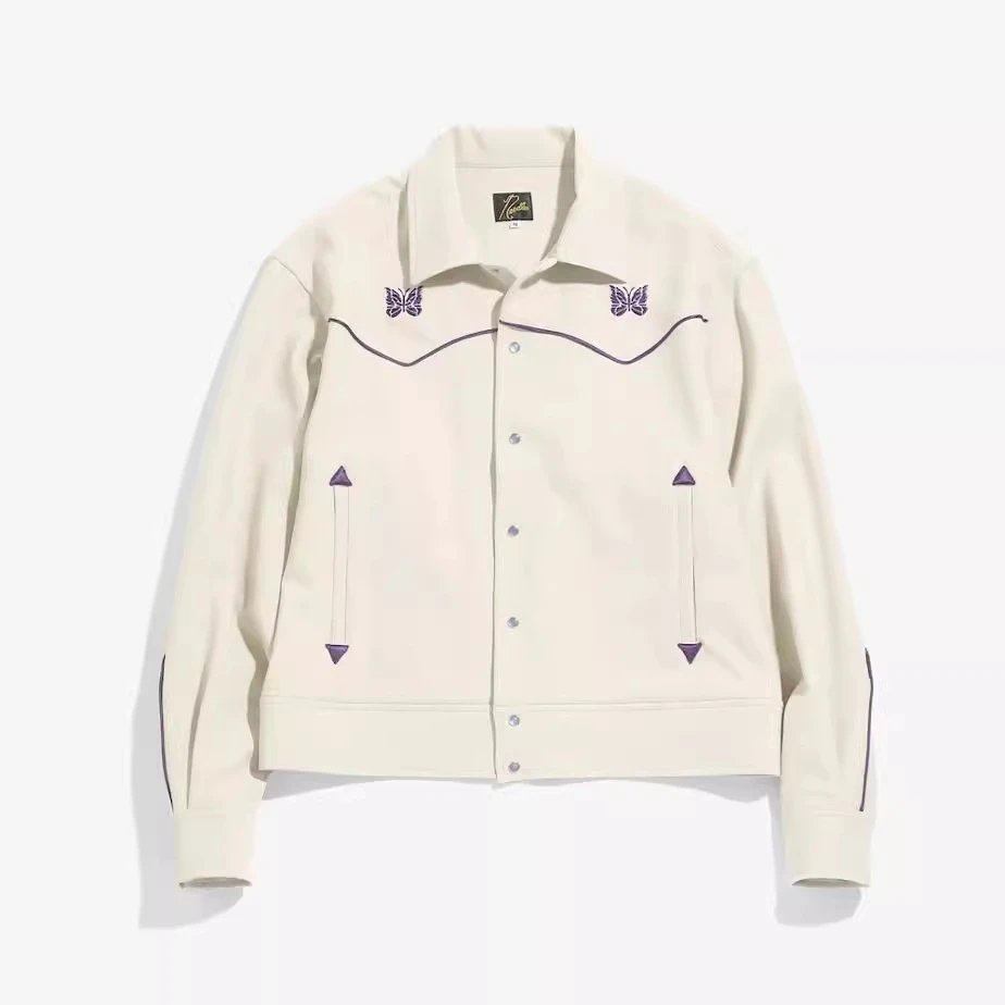 Butterfly Embroidered Track Jacket qc 1