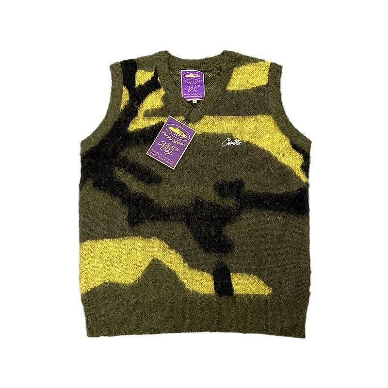 Camo Knit Vest qc 5