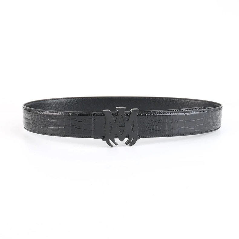 Leather Logo Belt qc 2