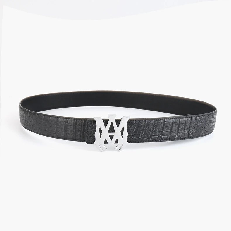 Leather Logo Belt qc 5