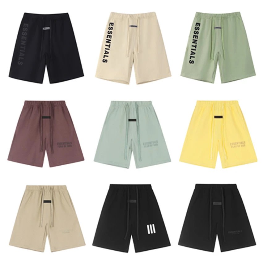 Letter Print Shorts qc 1