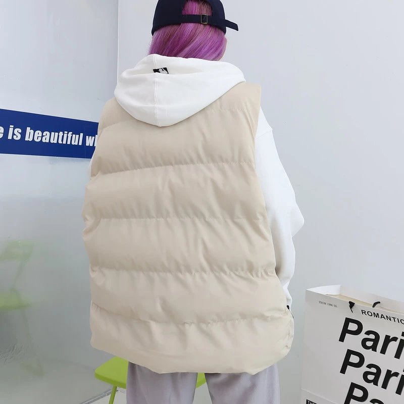 Color Block Puffer Vest qc 3