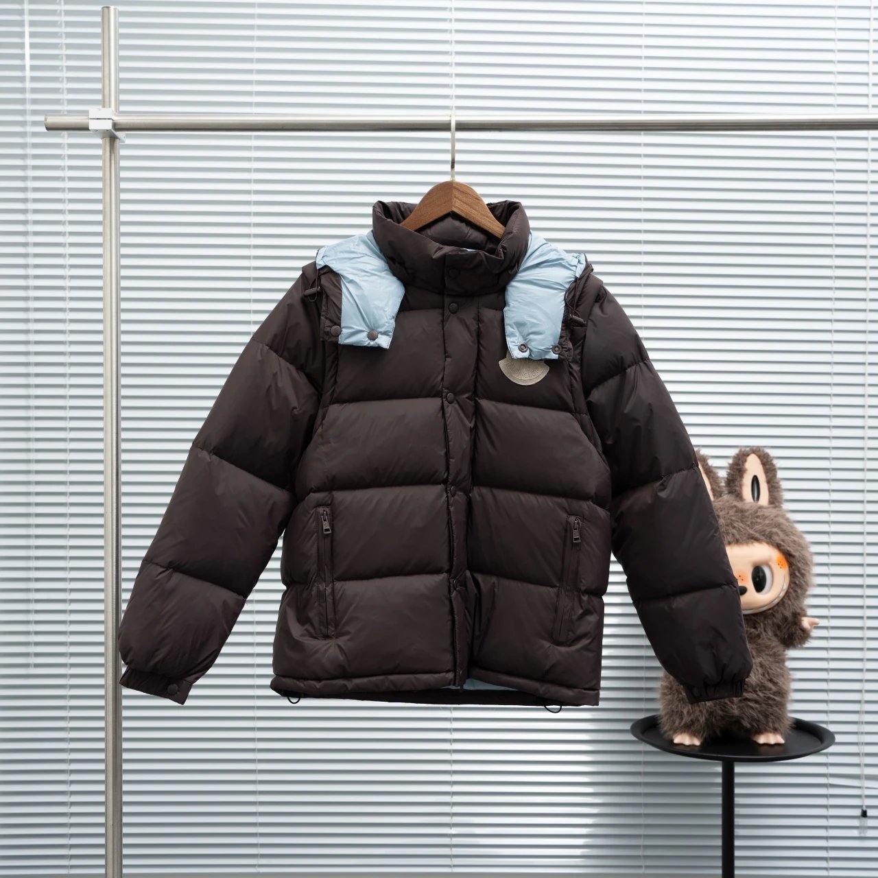 Convertible Sleeve Puffer Jacket qc 4