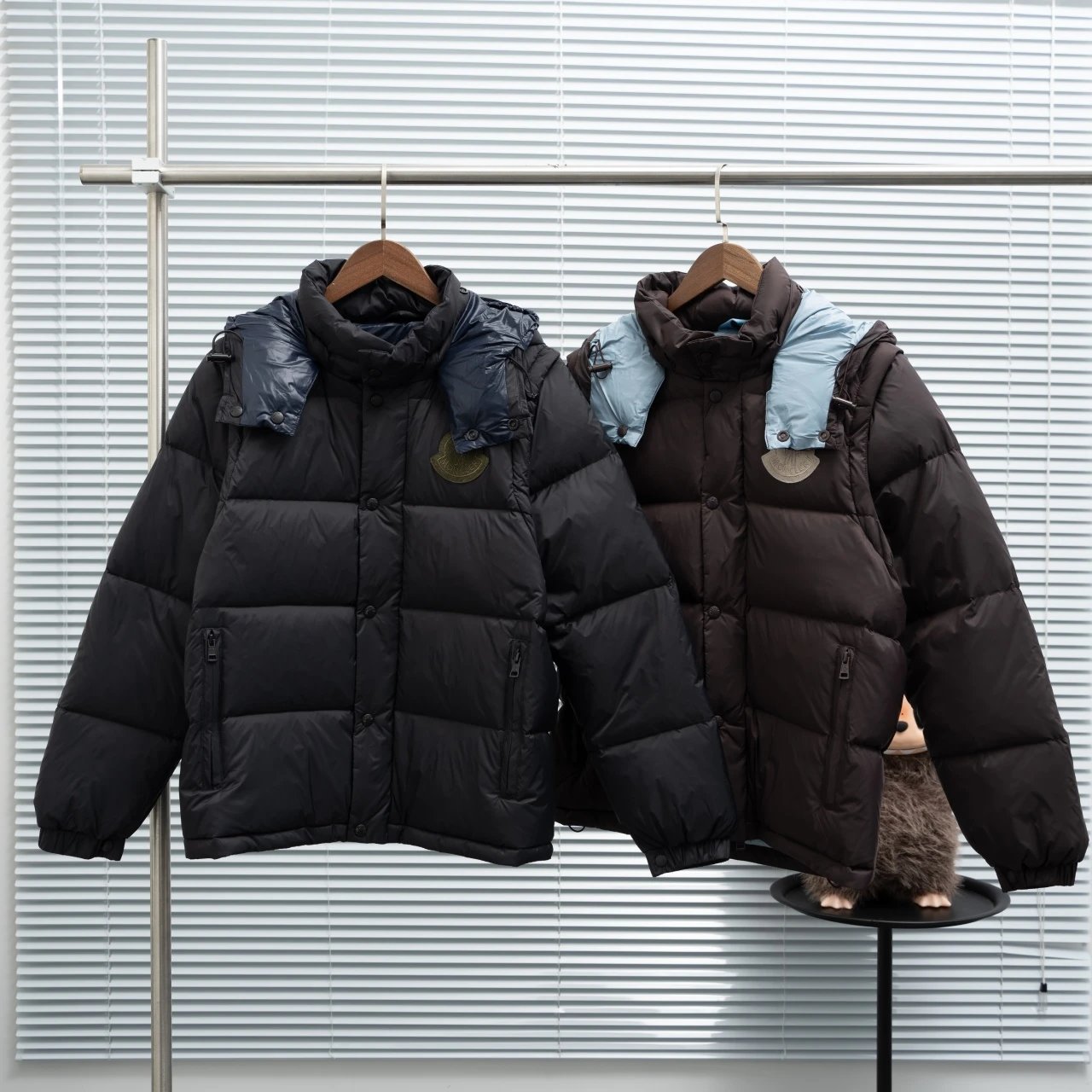 Convertible Sleeve Puffer Jacket qc 1