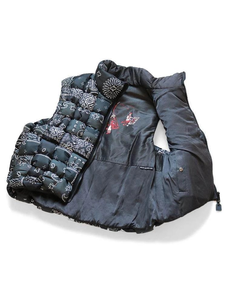 Kapital Bandana Puffer Vest qc 3