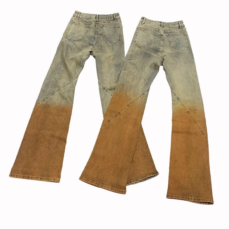 Color Block Washed Jeans qc 5