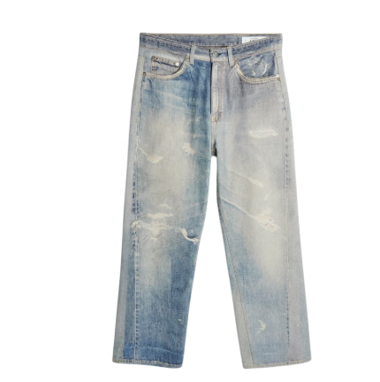 Washed Baggy Jeans qc 1