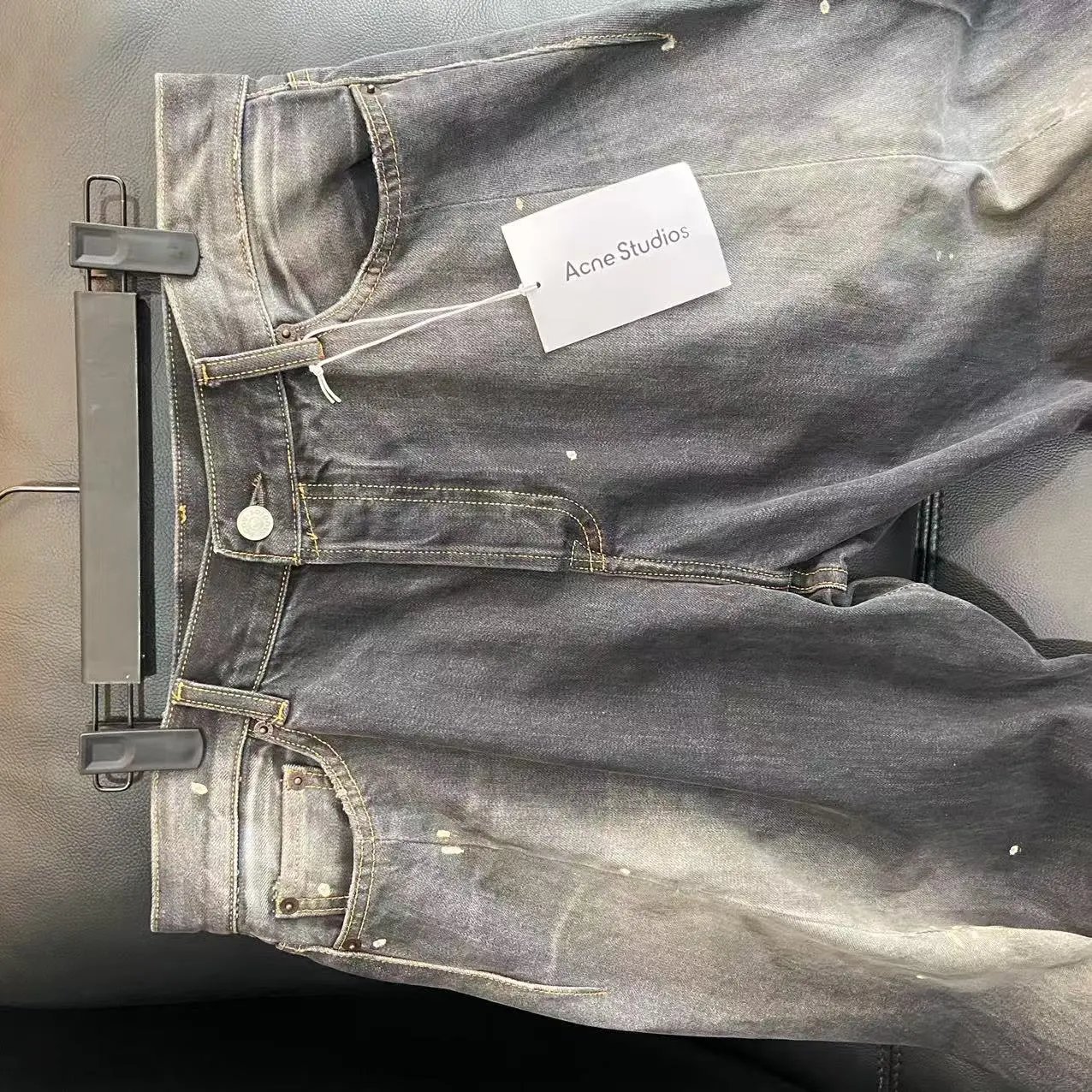 Washed Denim Jeans qc 3