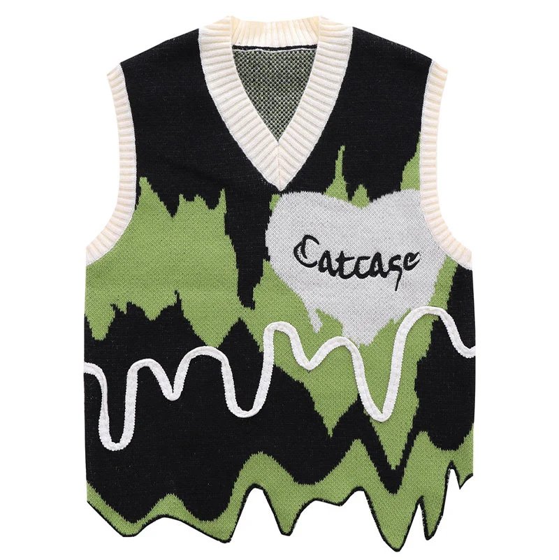 Heart Logo Knit Vest qc 5