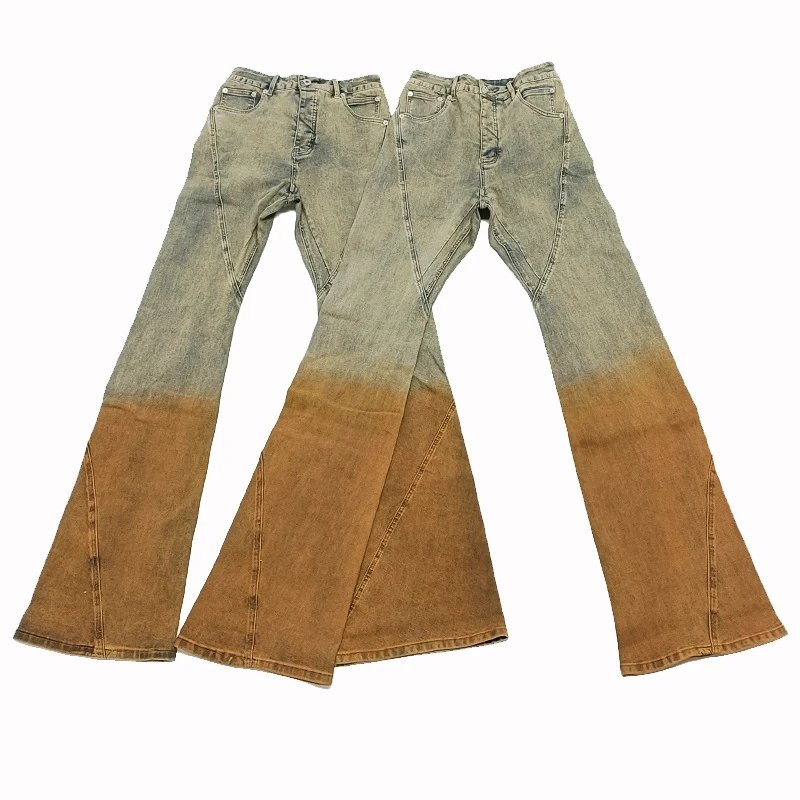 Color Block Washed Jeans qc 4