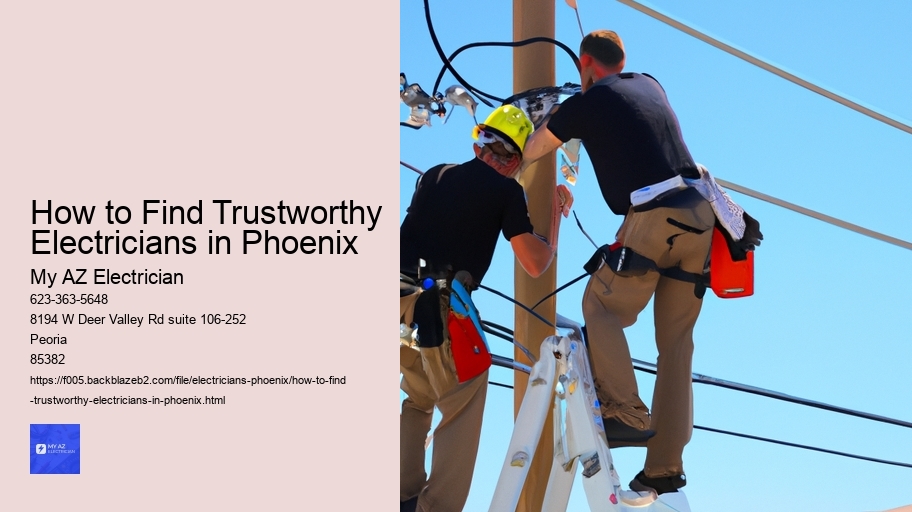 How to Find Trustworthy Electricians in Phoenix