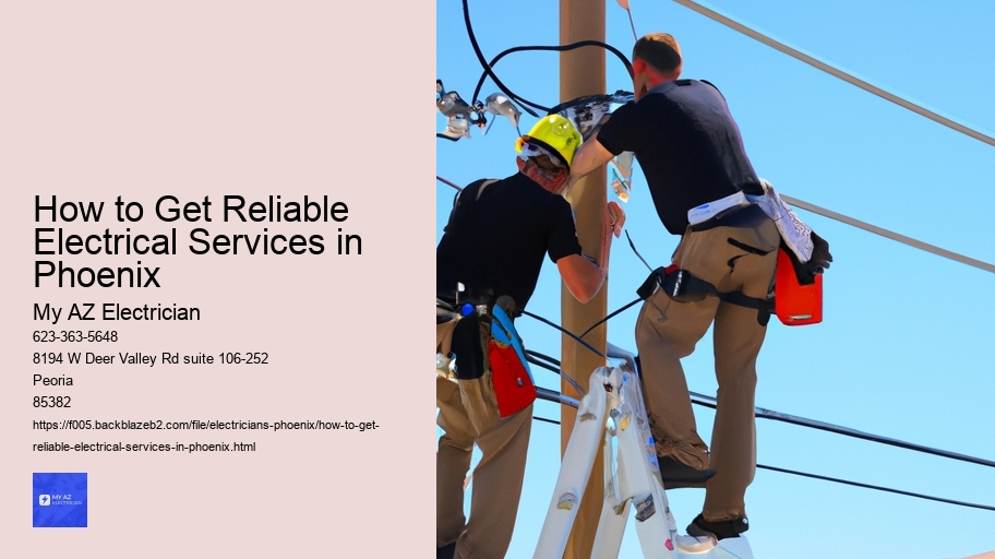 How to Get Reliable Electrical Services in Phoenix