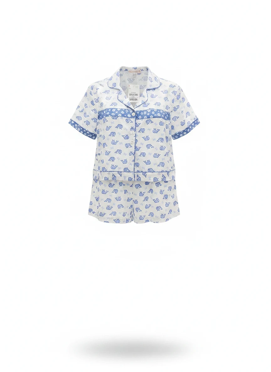 Pijama WHALE BLUE