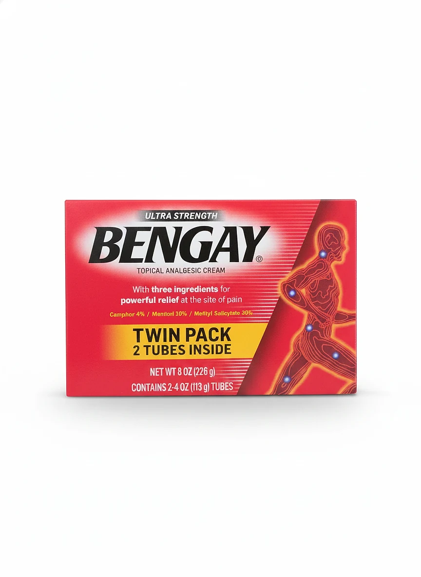 Bengay twin pack 2 tubes inside