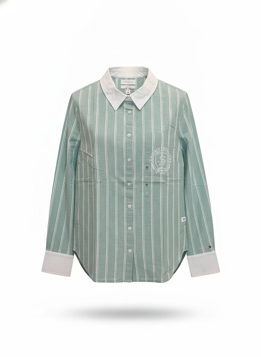 Camisa femenina XW09208 LIGHT GREEN