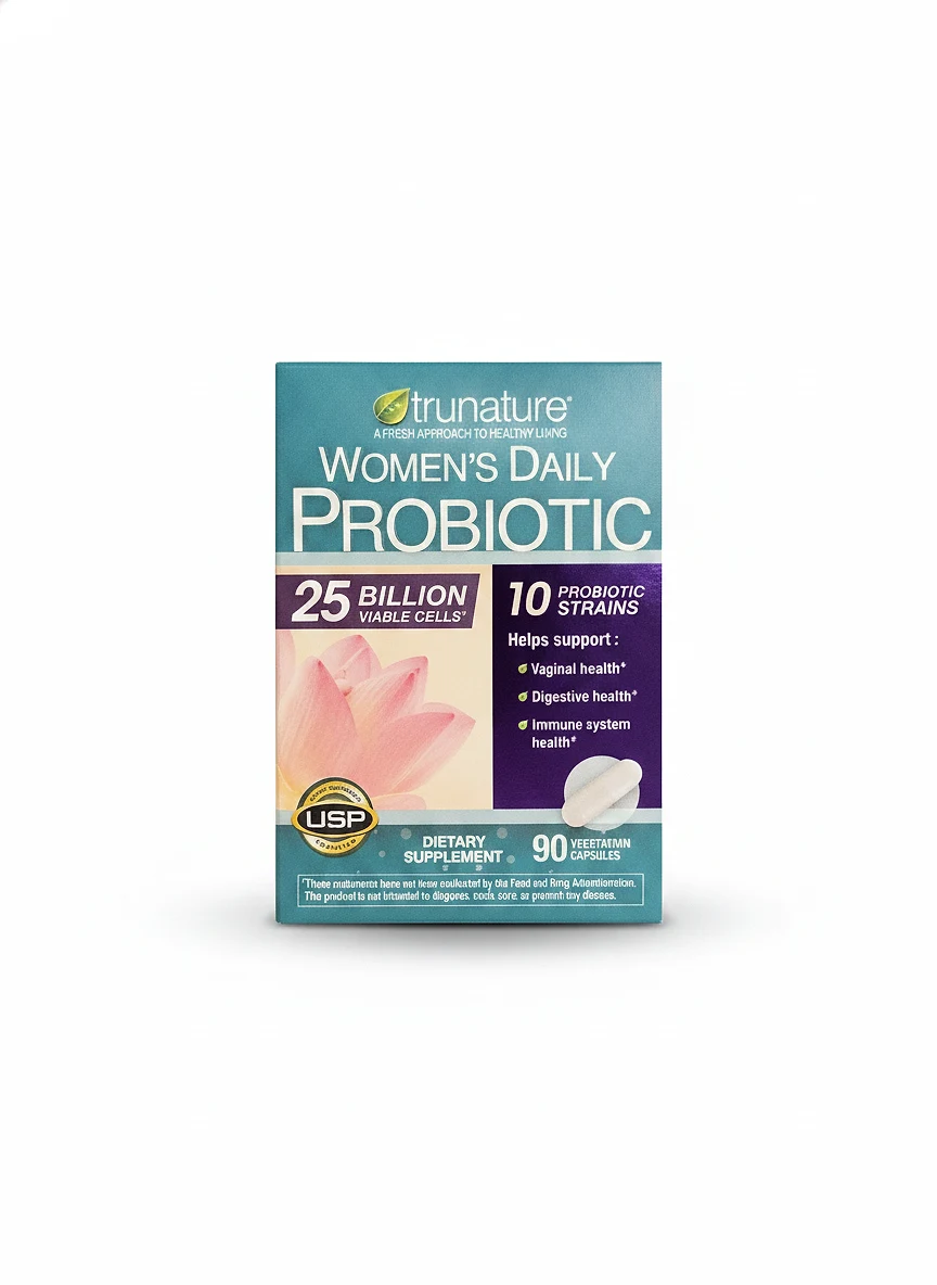 Women’s Daily Probiotic 25 Billion Viable Cells.