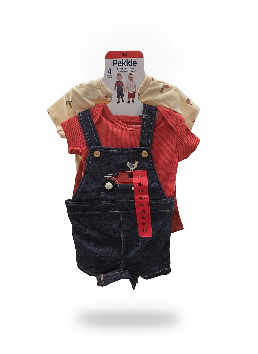 Overall & shorts set