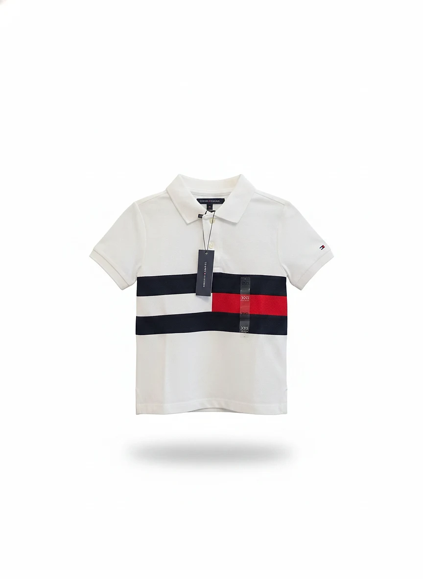 Polo XB02038 WHITE LOGO kids