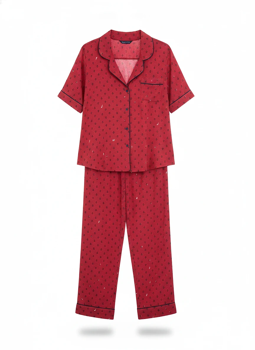 Pijama 2 piece garment red
