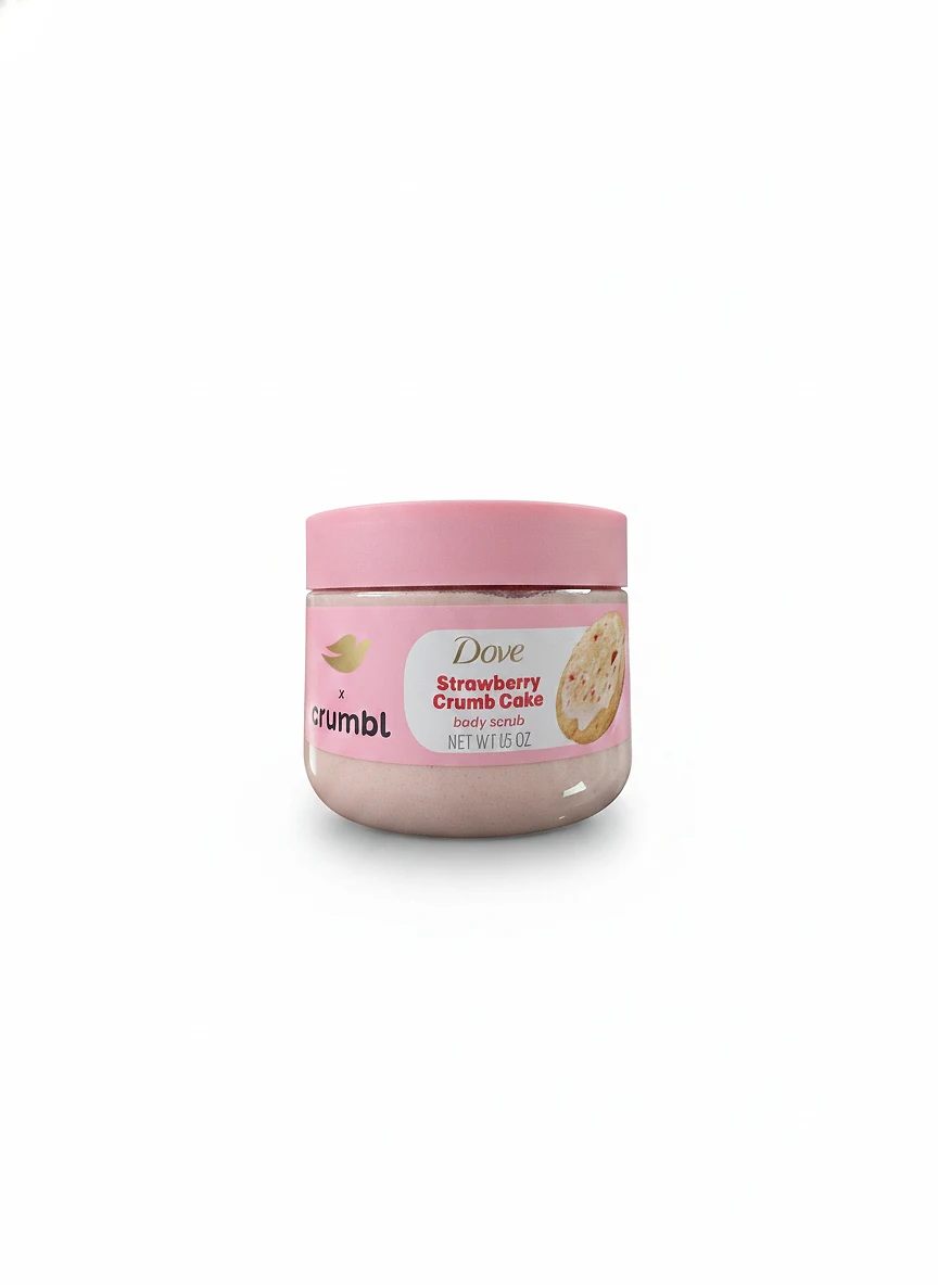 Crumbl Strawberry Crumb Cake Body Scrub