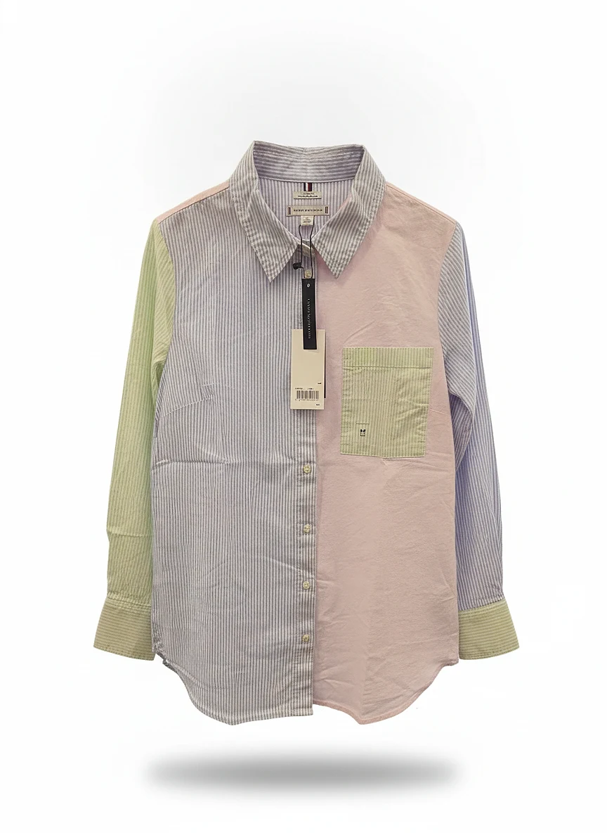 Camisa femenina multi color XW08128