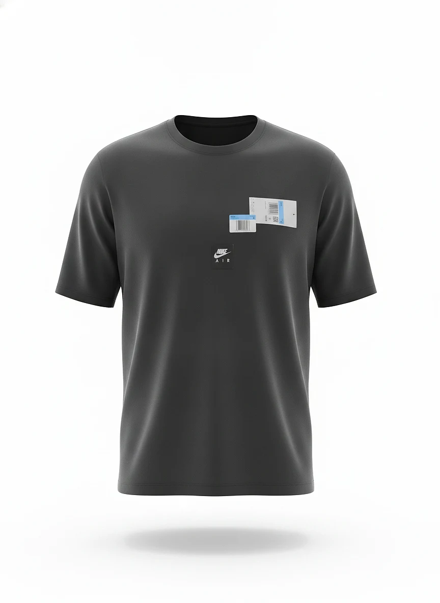 Men's Tee Loose Fit HJ0726-010 Black