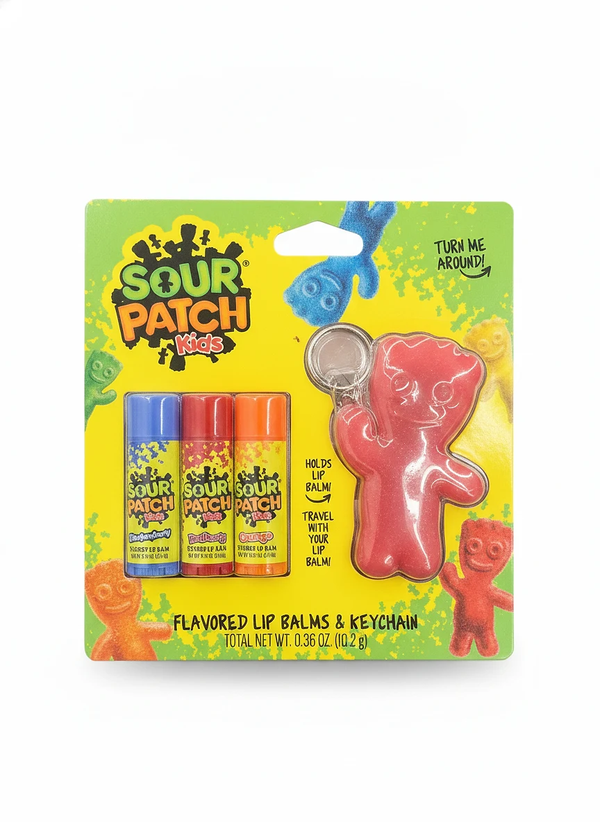 Flavored lip balms & keychain