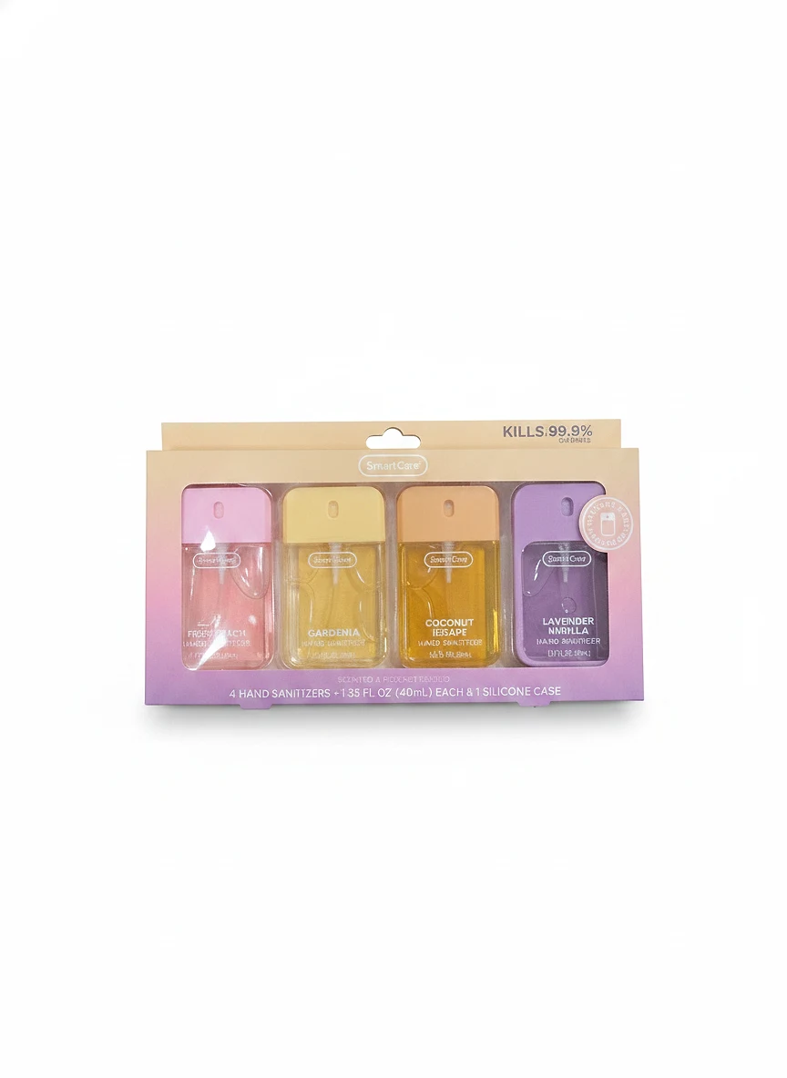 4 hand sanitizers