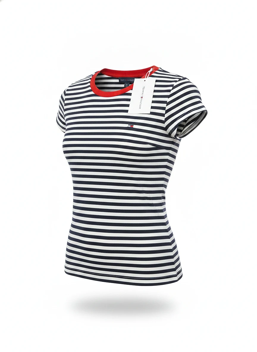 Blusa XW09983 NAVY WHITE STRIPES