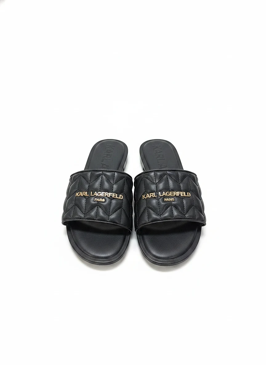 Sandalias CATI QUILT BLACK