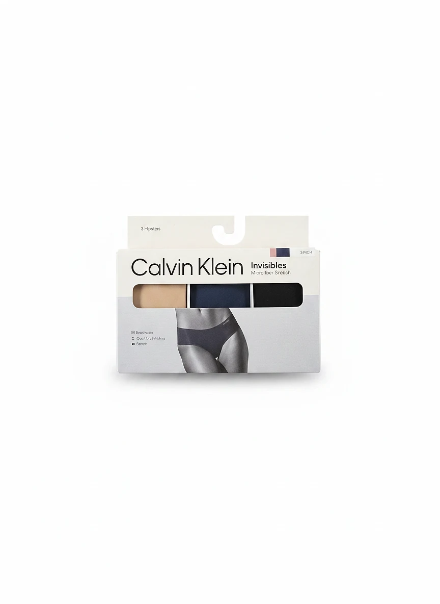 3 hipsters Invisibles Microfiber Stretch