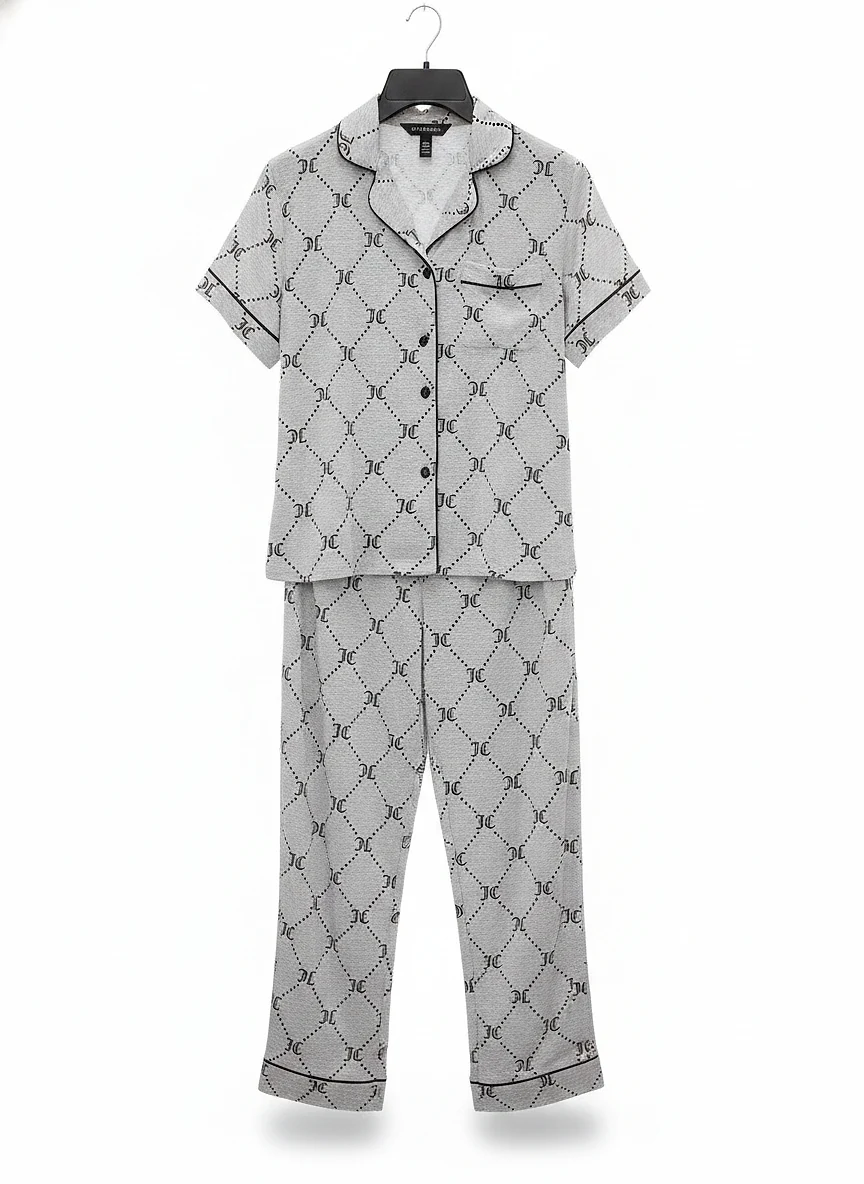 Pijama gris set dos piezas