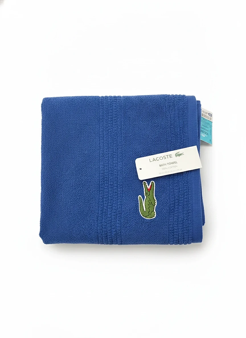Toalla azul oscuro Lacoste