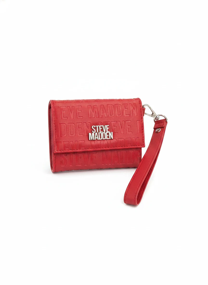 Bolso BVAL TRIFLD INDXR W/CHRM RED
