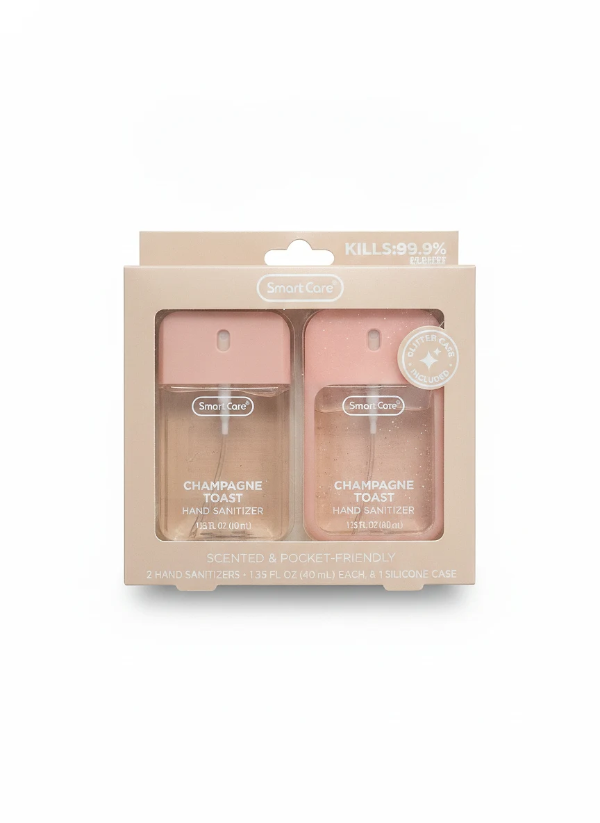 2 hand sanitizers scented & pocket friendly