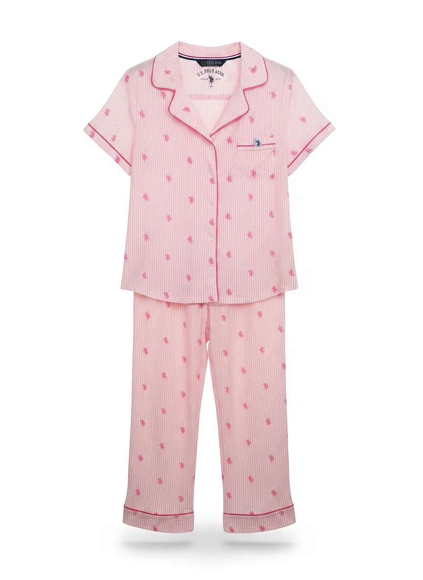 Pijama rosada set 2 piezas