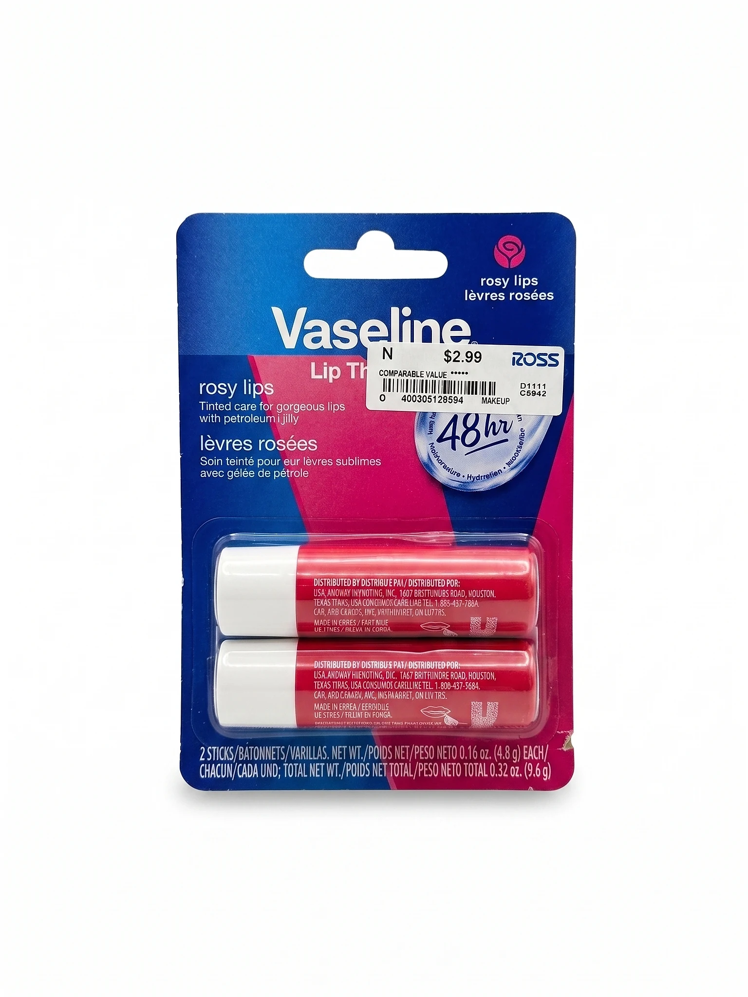 Lip Therapy 48hr pack of 3