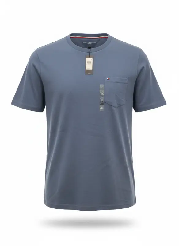 Camiseta azul grisácea