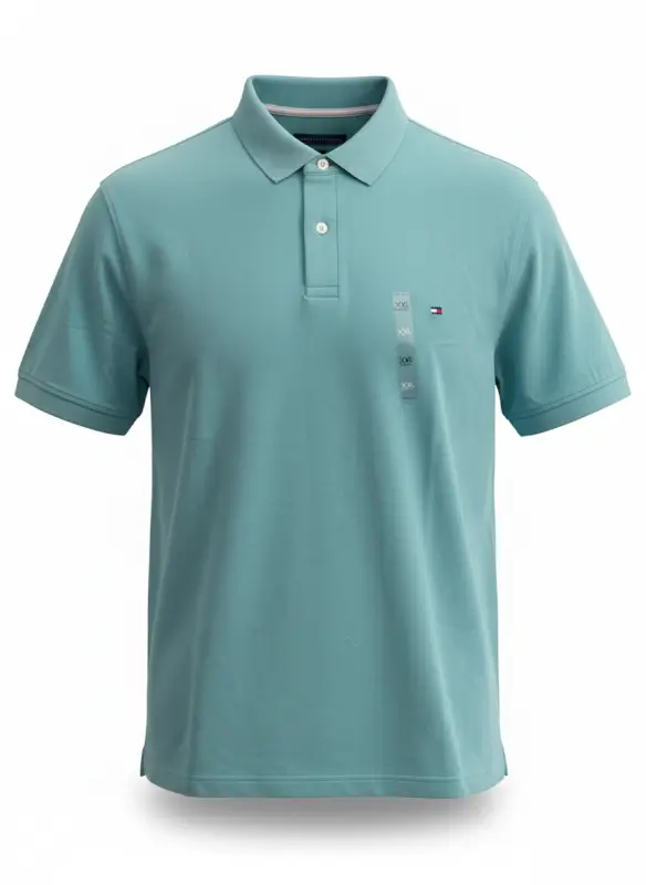 Polo de hombre aguamarina