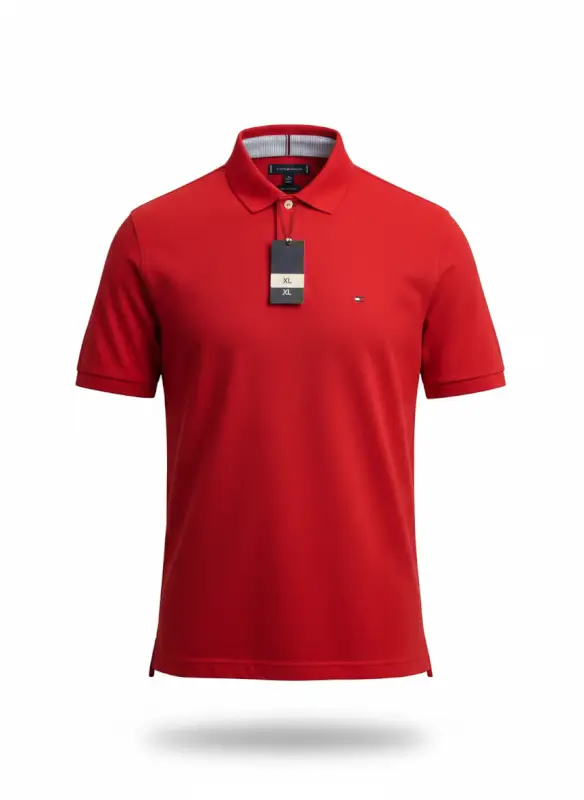 Polo roja de hombre