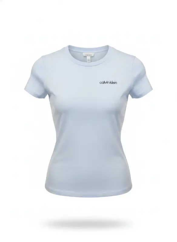 Blusa azul cielo LOGO