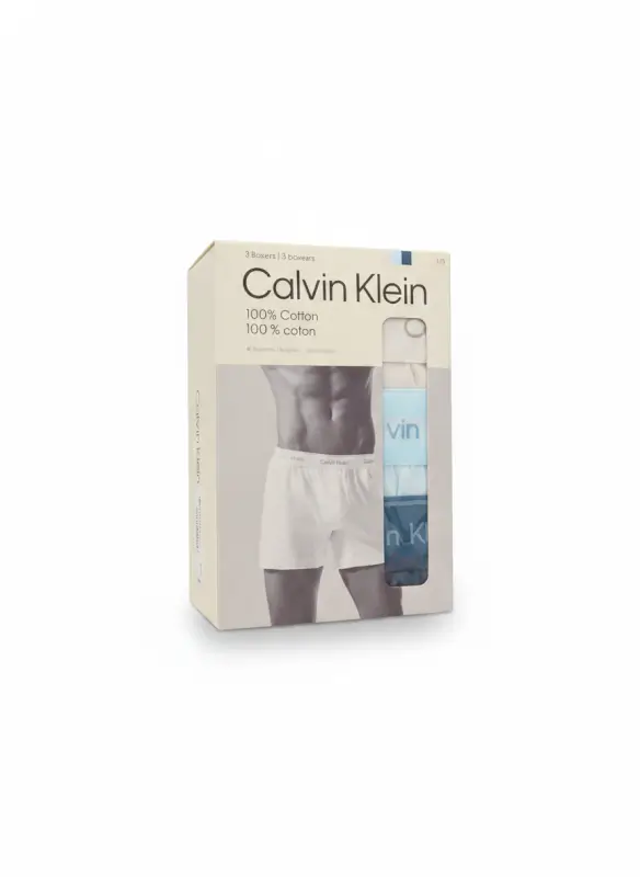 Paquete de 3 boxers 100% cotton