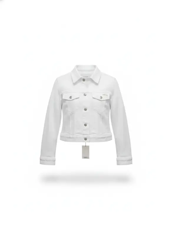 Chaqueta denim blanco