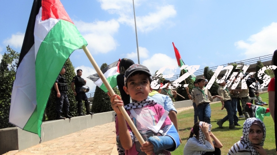 Palestinian Protestors in Beirut