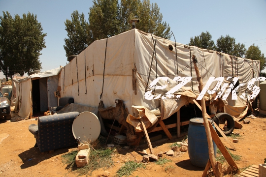 Inside a Qibb Ilyas refugee camp