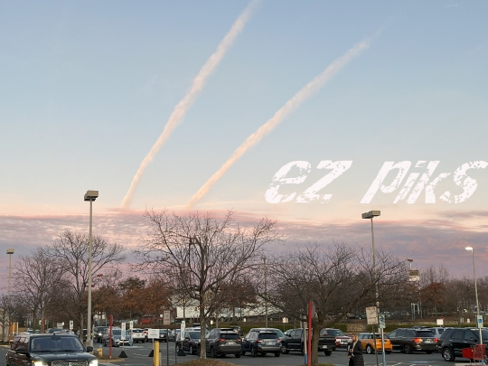 Cloud Trails at Sunset 