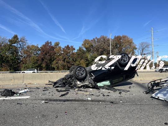 Highway Car Crash